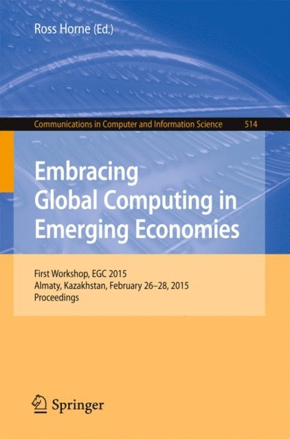 Ross Horne - Embracing Global Computing in Emerging Economies, E-bok