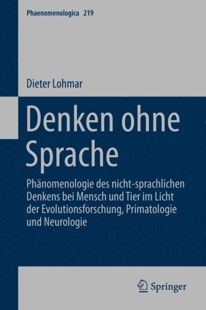 Dieter Lohmar - Denken ohne Sprache, E-bok