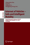 Internet of Vehicles - Safe and Intelligent Mobility