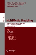 MultiMedia Modeling