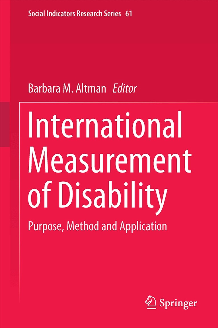 International Measurement of Disability
