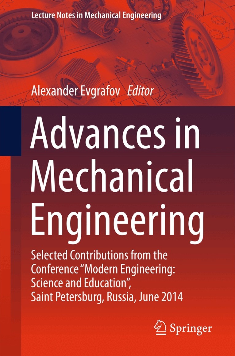 Alexander Evgrafov - Advances in Mechanical Engineering, Häftad
