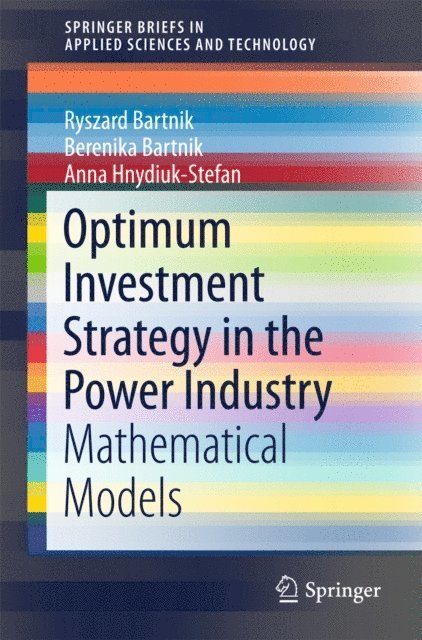 Anna Hnydiuk-Stefan, Berenika Bartnik, Ryszard Bartnik - Optimum Investment Strategy in the Power Industry, E-bok