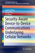 Security-Aware Device-to-Device Communications Underlaying Cellular Networks