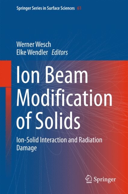 Elke Wendler, Werner Wesch - Ion Beam Modification of Solids, E-bok