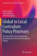 Global to Local Curriculum Policy Processes