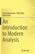 Introduction to Modern Analysis