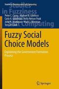 Fuzzy Social Choice Models