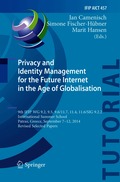 Privacy and Identity Management for the Future Internet in the Age of Globalisation