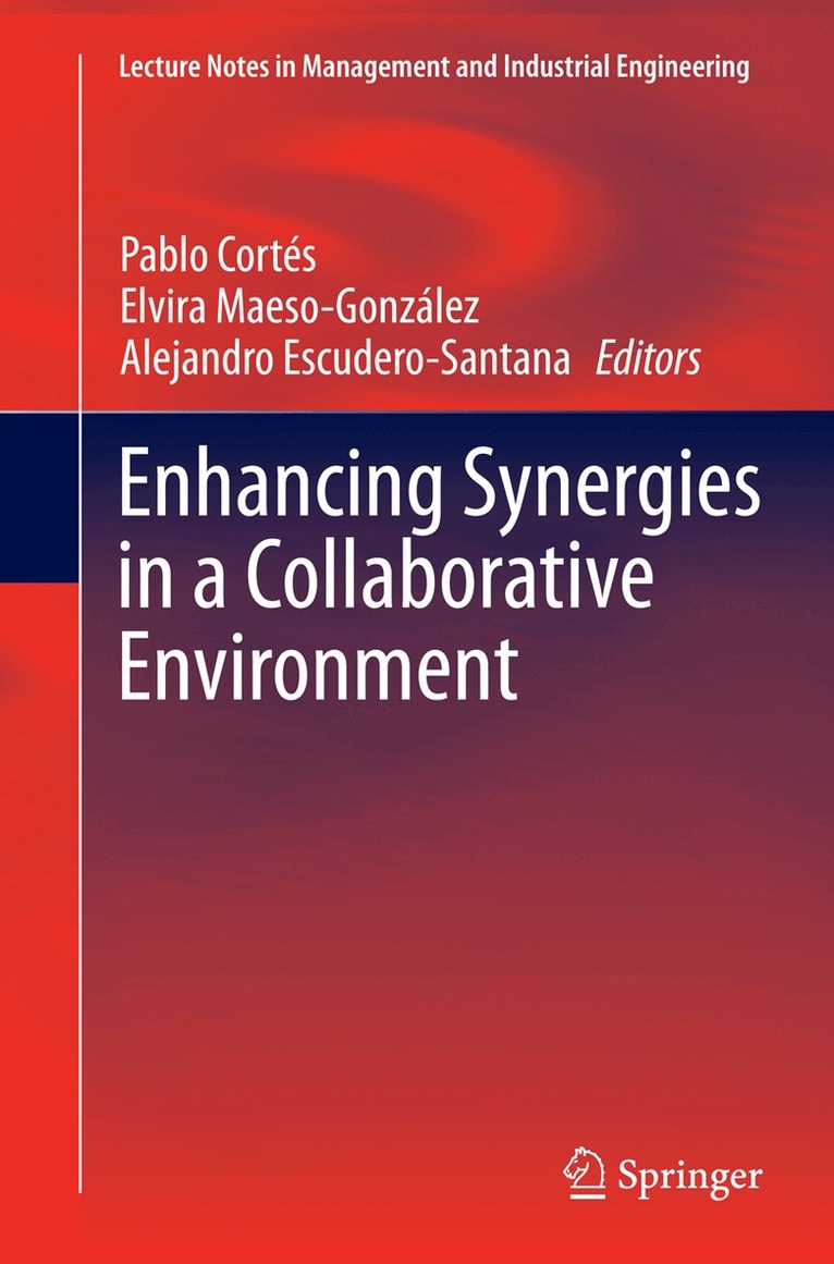 Pablo Cortés, Elvira Maeso-González, Alejandro Escudero-Santana - Enhancing Synergies in a Collaborative Environment, Häftad