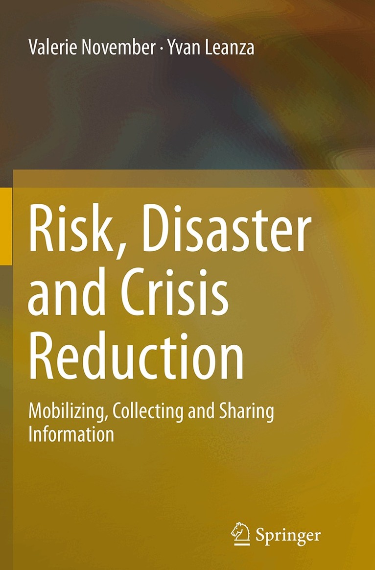 Valerie November, Yvan Leanza - Risk, Disaster and Crisis Reduction, Häftad