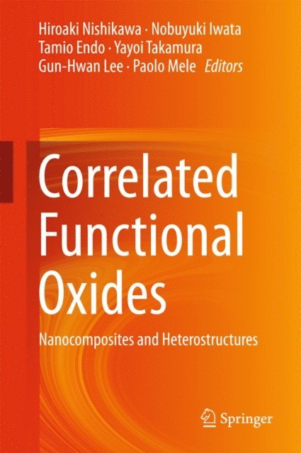 Paolo Mele, Gun-Hwan Lee, Yayoi Takamura, Tamio Endo, Nobuyuki Iwata, Hiroaki Nishikawa - Correlated Functional Oxides, E-bok