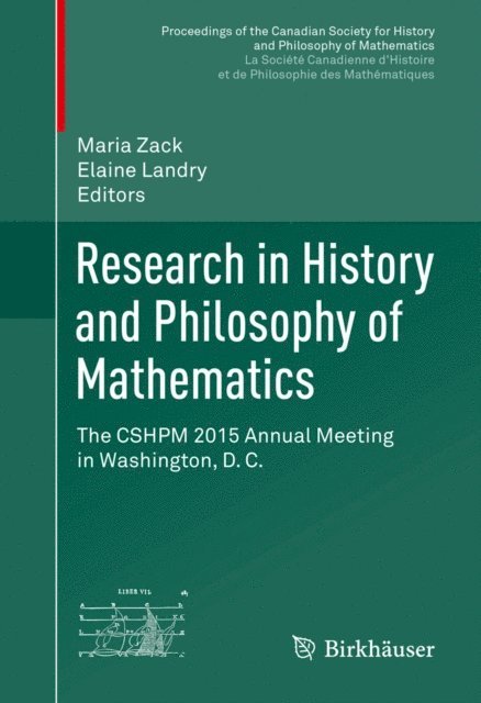 Elaine Landry, Maria Zack - Research in History and Philosophy of Mathematics, E-bok