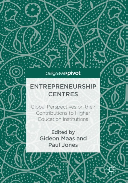 Paul Jones, Gideon Maas - Entrepreneurship Centres, E-bok