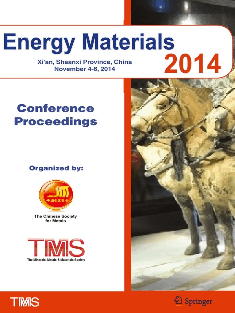 Metals & Materials Society (TMS) The Minerals - Energy Materials 2014, Inbunden. Tillgänglighet: Lägg i varukorg