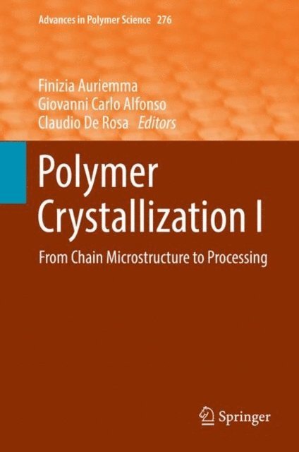 Claudio De Rosa, Giovanni Carlo Alfonso, Finizia Auriemma - Polymer Crystallization I, E-bok