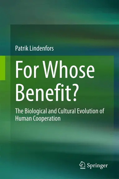 Patrik Lindenfors - For Whose Benefit?, Inbunden