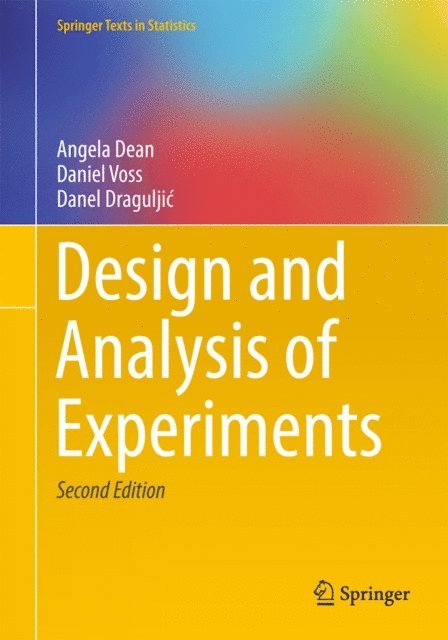 Danel Draguljic, Daniel Voss, Angela Dean - Design and Analysis of Experiments, E-bok