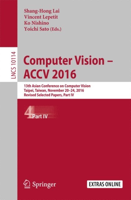 Yoichi Sato, Ko Nishino, Vincent Lepetit, Shang-Hong Lai - Computer Vision - ACCV 2016, E-bok