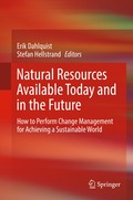 Natural Resources Available Today and in the Future