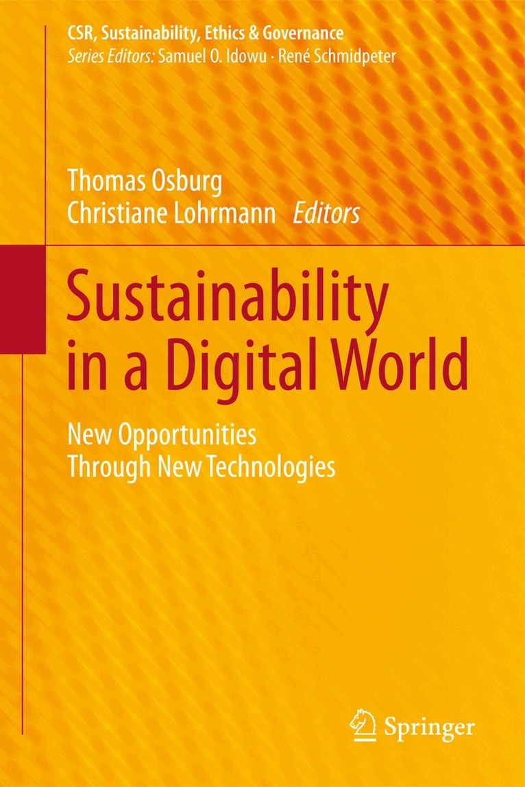 Thomas Osburg, Christiane Lohrmann - Sustainability in a Digital World, Inbunden