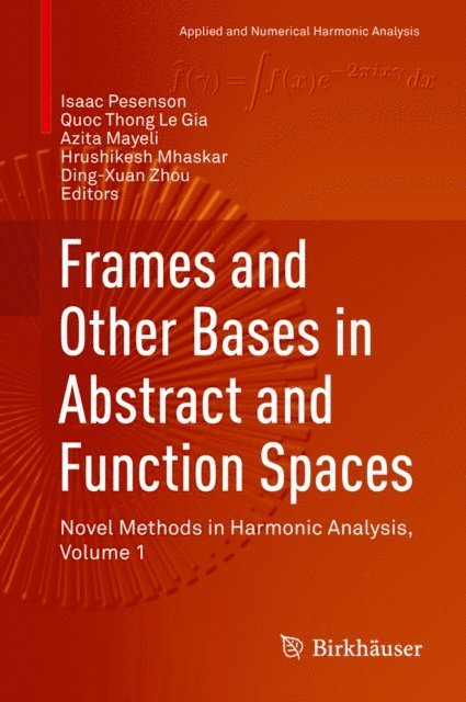 Ding-Xuan Zhou, Hrushikesh Mhaskar, Azita Mayeli, Quoc Thong Le Gia, Isaac Pesenson - Frames and Other Bases in Abstract and Function Spaces, E-bok