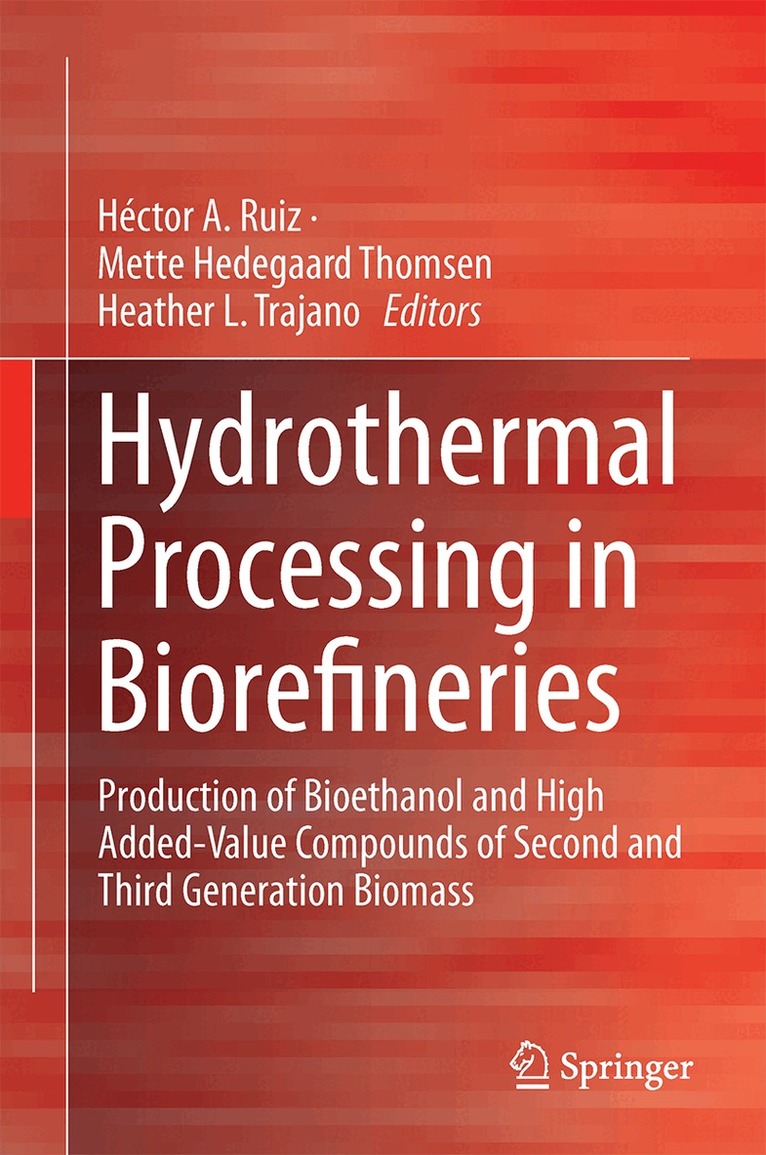 Héctor A. Ruiz, Mette Hedegaard Thomsen, Heather L. Trajano - Hydrothermal Processing in Biorefineries, Inbunden