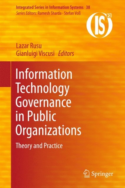 Gianluigi Viscusi, Lazar Rusu - Information Technology Governance in Public Organizations, E-bok
