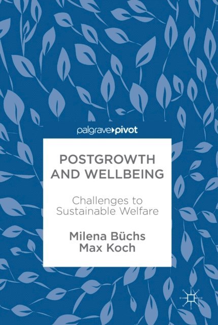 Max Koch, Milena Buchs - Postgrowth and Wellbeing, E-bok