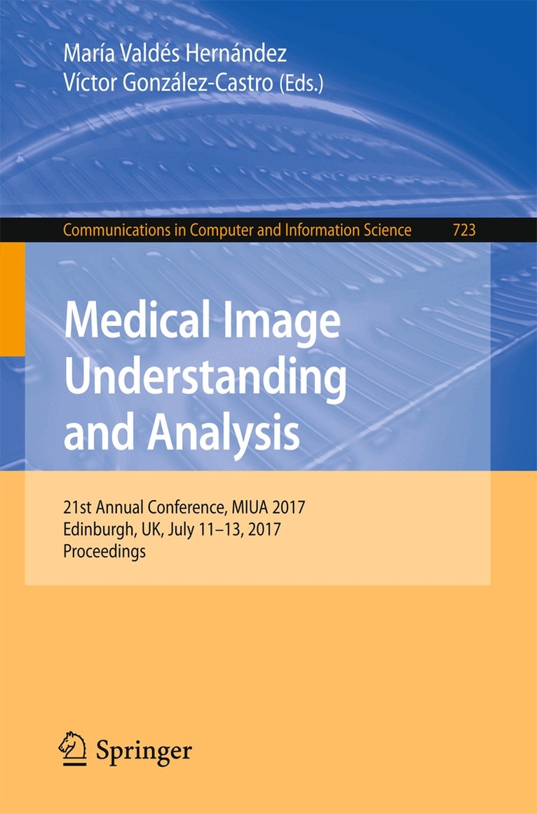 María Valdés Hernández, Víctor González-Castro - Medical Image Understanding and Analysis, Häftad