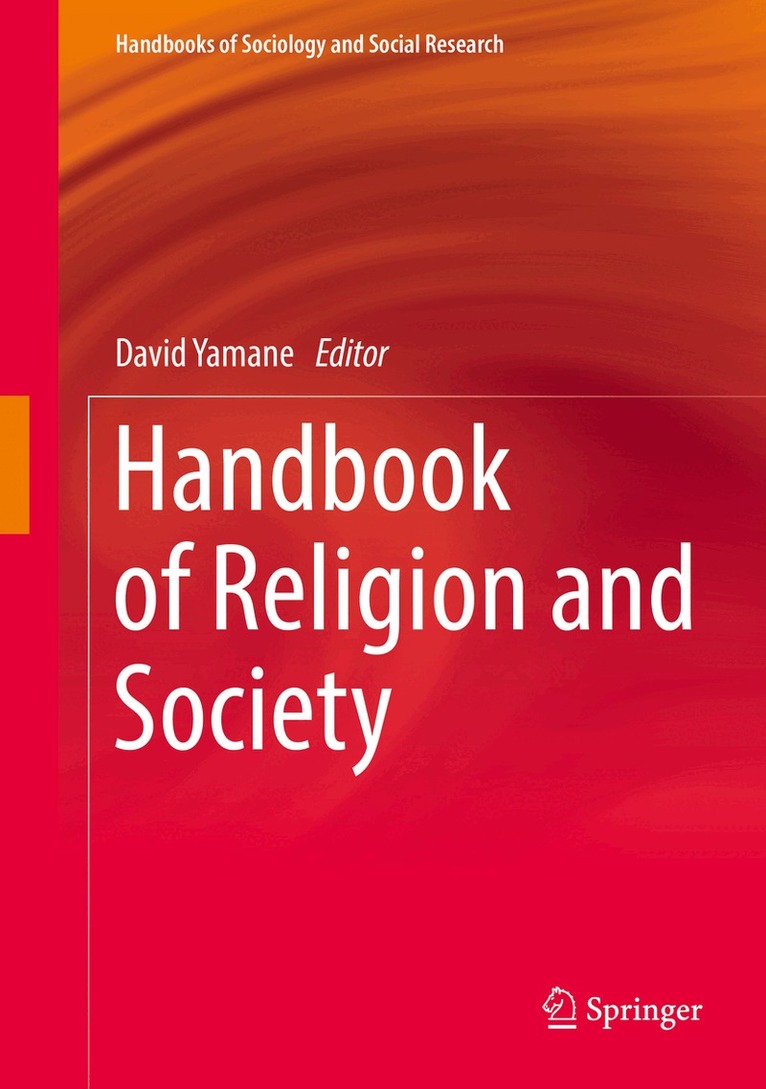 David Yamane - Handbook of Religion and Society, Häftad