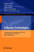 Software Technologies
