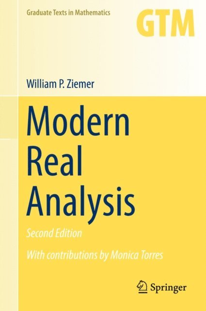 William P. Ziemer - Modern Real Analysis, E-bok