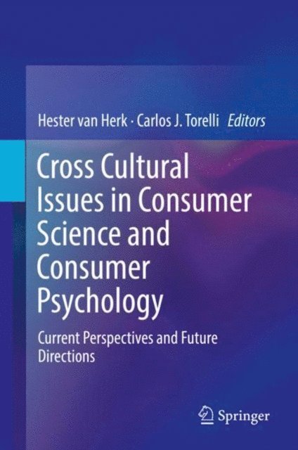 Carlos J. Torelli, Hester van Herk - Cross Cultural Issues in Consumer Science and Consumer Psychology, E-bok