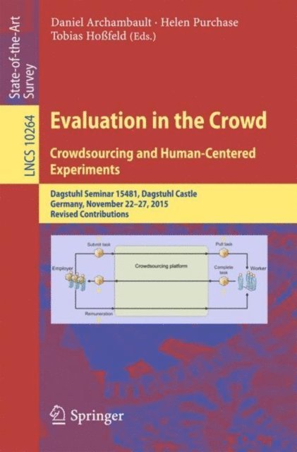 Tobias Hofeld, Helen Purchase, Daniel Archambault - Evaluation in the Crowd. Crowdsourcing and Human-Centered Experiments, E-bok