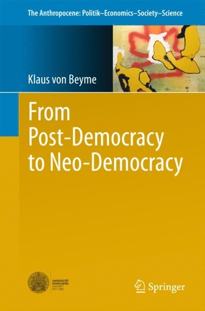 Klaus von Beyme - From Post-Democracy to Neo-Democracy, E-bok