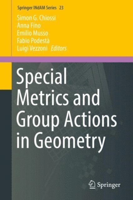 Luigi Vezzoni, Fabio Podesta, Emilio Musso, Anna Fino, Simon G. Chiossi - Special Metrics and Group Actions in Geometry, E-bok