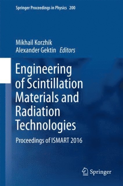 Alexander Gektin, Mikhail Korzhik - Engineering of Scintillation Materials and Radiation Technologies, E-bok