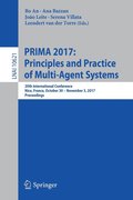 PRIMA 2017: Principles and Practice of Multi-Agent Systems