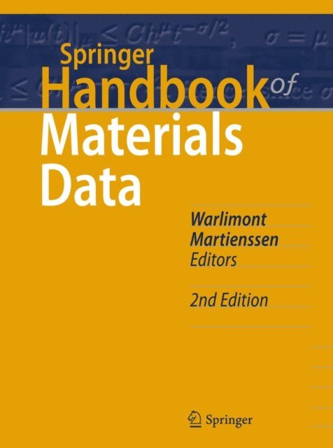 Werner Martienssen, Hans Warlimont - Springer Handbook of Materials Data, E-bok