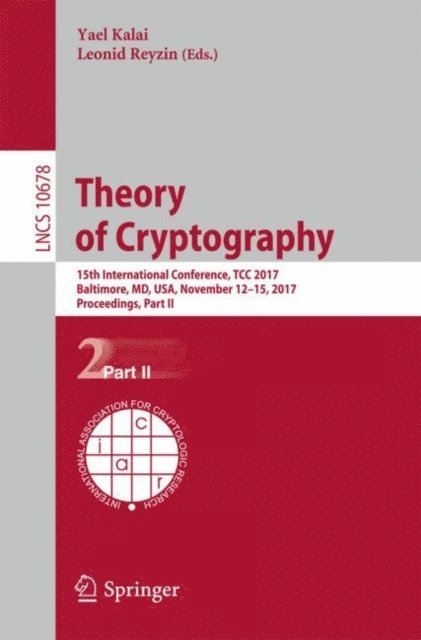 Leonid Reyzin, Yael Kalai - Theory of Cryptography, E-bok