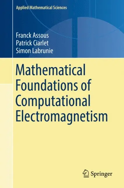 Simon Labrunie, Patrick Ciarlet, Franck Assous - Mathematical Foundations of Computational Electromagnetism, E-bok. Tillgänglighet: Lägg i varukorg