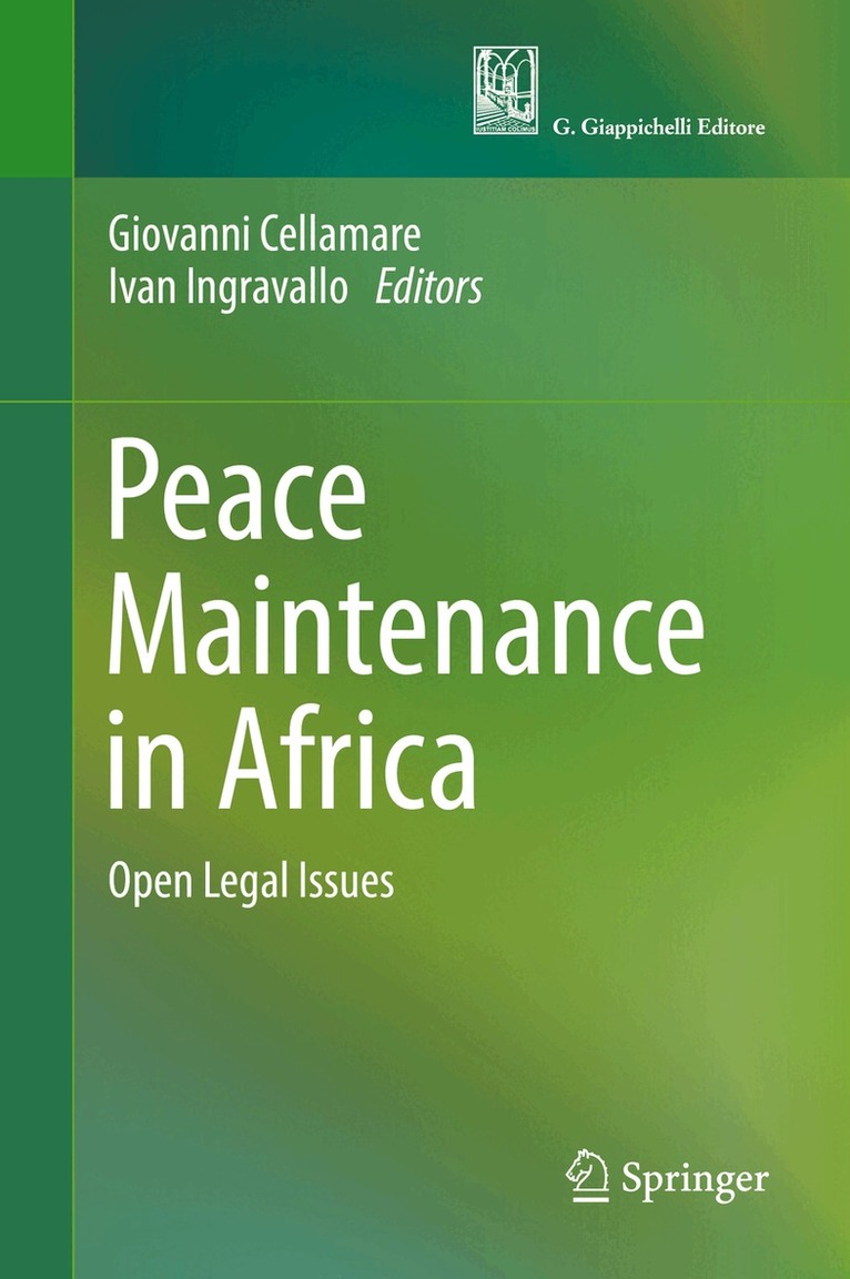 Giovanni Cellamare, Ivan Ingravallo - Peace Maintenance in Africa, Inbunden