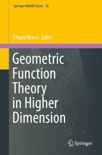Filippo Bracci - Geometric Function Theory in Higher Dimension, E-bok