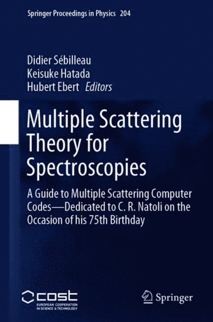 Hubert Ebert, Keisuke Hatada, Didier Sebilleau - Multiple Scattering Theory for Spectroscopies, E-bok