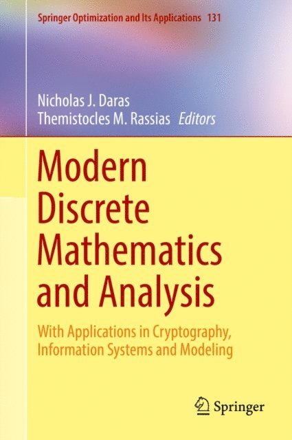 Themistocles M. Rassias, Nicholas J. Daras - Modern Discrete Mathematics and Analysis, E-bok