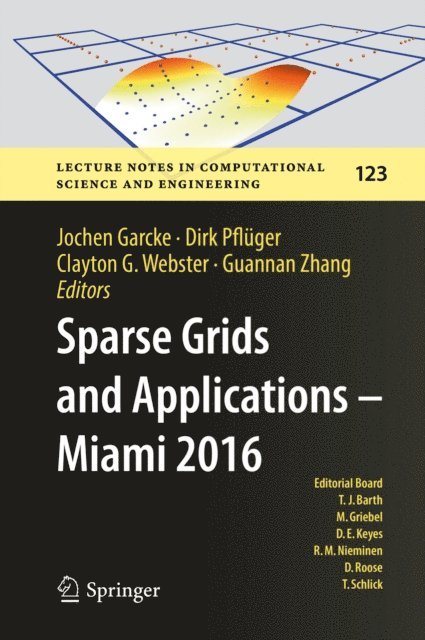 Guannan Zhang, Clayton G. Webster, Dirk Pfluger, Jochen Garcke - Sparse Grids and Applications - Miami 2016, E-bok