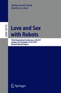 Love and Sex with Robots