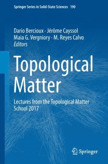 M. Reyes Calvo, Maia G. Vergniory, Jerome Cayssol, Dario Bercioux - Topological Matter, E-bok