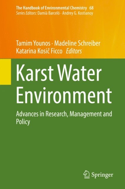 Katarina Kosic Ficco, Madeline Schreiber, Tamim Younos - Karst Water Environment, E-bok